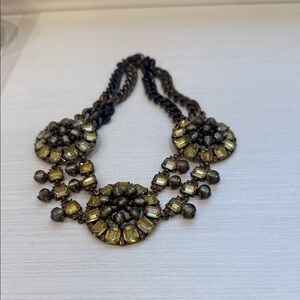 Stella & Dot Gold and Black Necklace